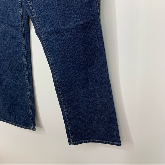 Duluth Trading Co Women’s Flex Boot Cut Jeans Medium Dark Wash New Nwt Size 12 - Picture 6 of 16